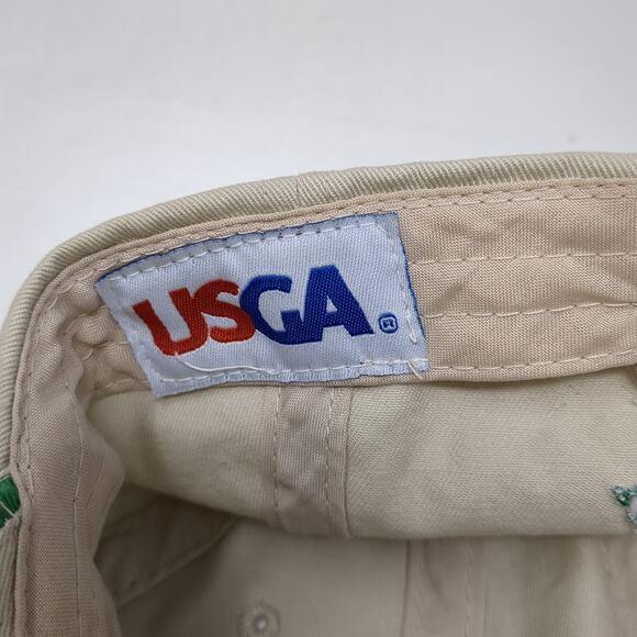 US Open 2007 Oakmont USGA Member Baseball Cap Beige OS Adjustable Embroidered - Picture 8 of 8